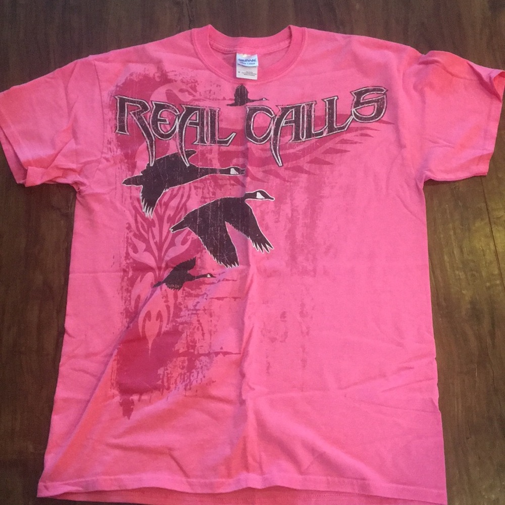 Duck Band Brand Real Calls t-shirt.